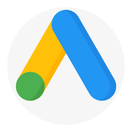 Logo de Google Ads. Nos services de créations de publicités et de gestion de compte Google Ads.