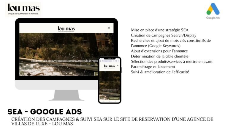 SEA Google Ads – Lou Mas